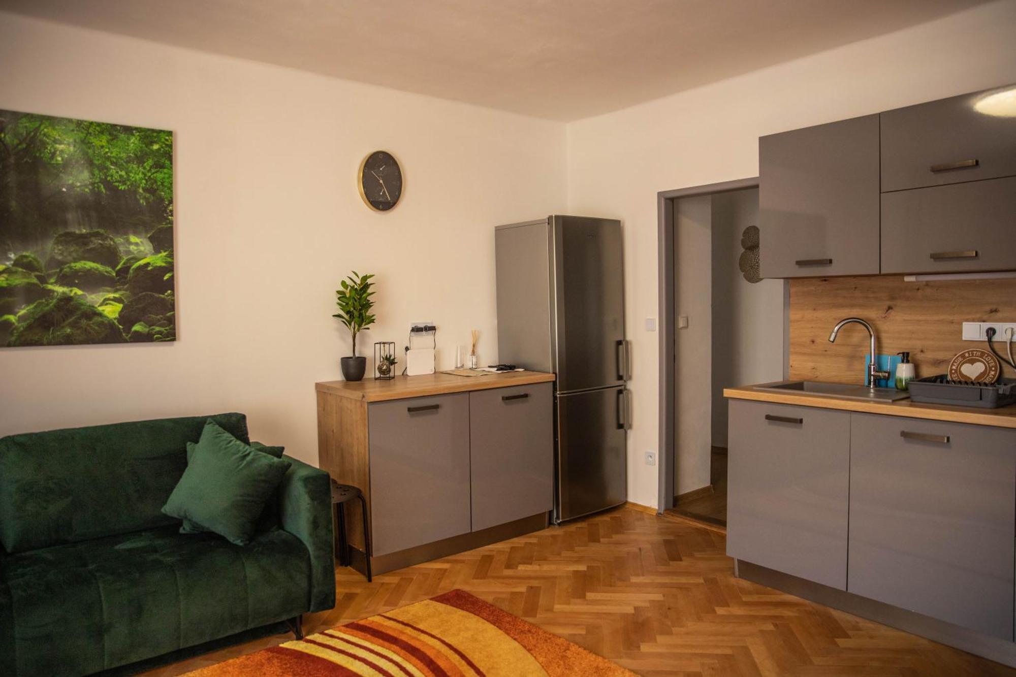 Prostorny Byt V Centru U Reky, 2 Loznice, Balkon Hradec Králové Kültér fotó
